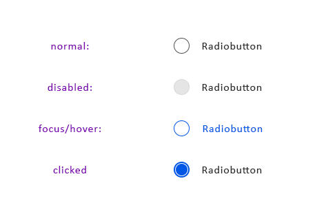 24 BE radiobutton