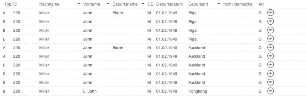 Tabelle Einfuehrung