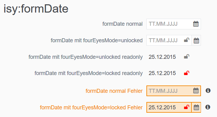 demopanel formDate