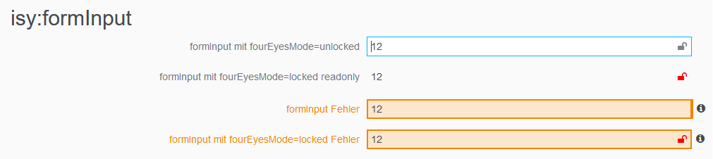 demopanel formInput