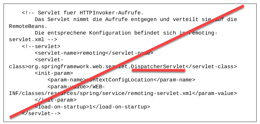 webxml dispatcher servlet