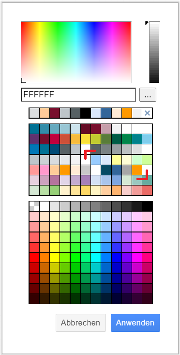 dn custom farbpalette