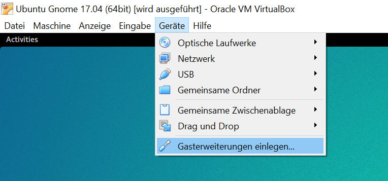 leitfaden entwicklungsumgebung vb ubuntu gasterweiterung 01