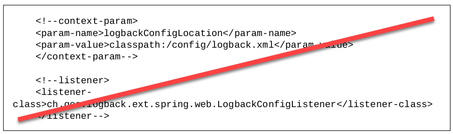 webxml logging